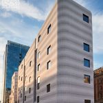 ©copyright SOLANCIS | designed by: Roberta Rampazzo name: Lines Collection, Sublime Design product: SOLANCIS Natural stone ventilated facade awards: Surface Design Awards, Façade Shortlist 2026